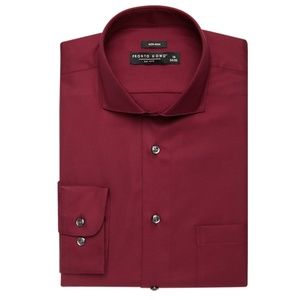 Pronto Uomo Burgundy Dress Shirt